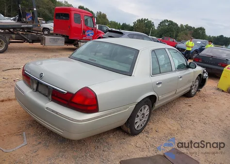 2004 Mercury Grand Marquis Gs from USA, damaged, VIN 2MEFM74W14X660611